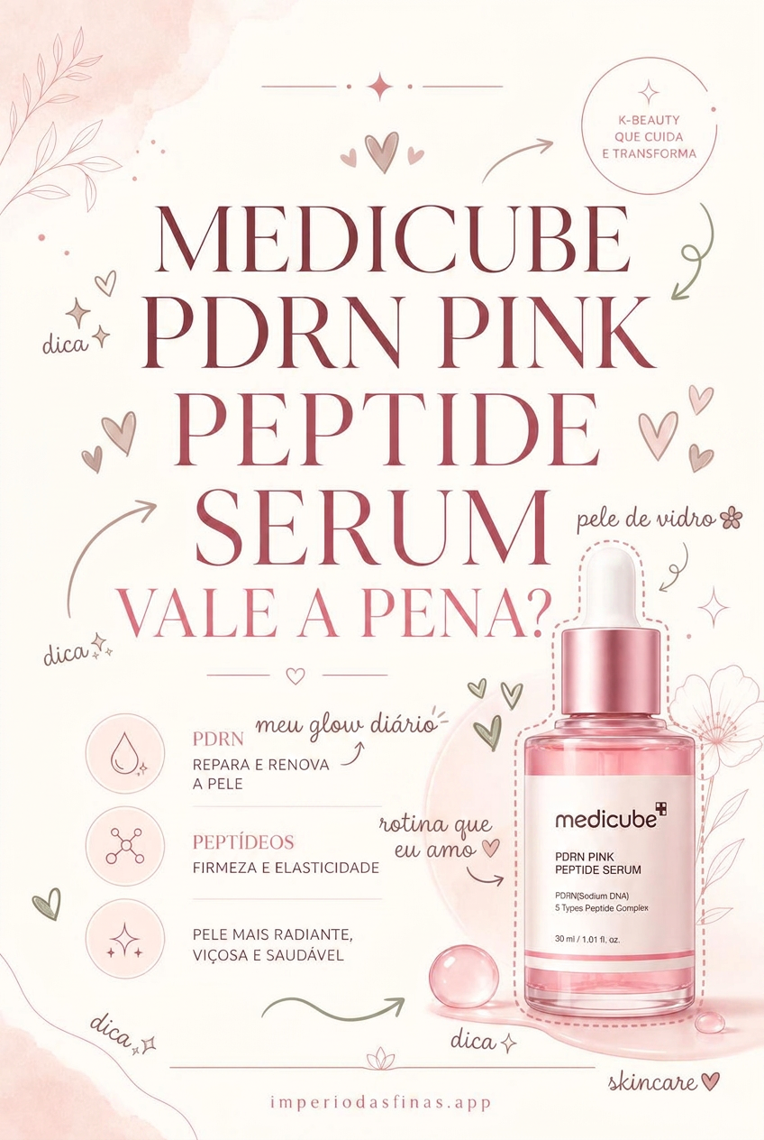 Medicube PDRN Pink Peptide Serum vale a pena? Review completo, benefícios e onde comprar original no Brasil